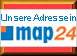 unsere Adresse in map24