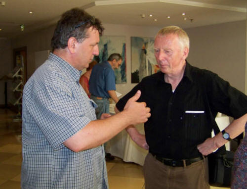 Udo Wittkowski im Gespr�ch mit Matthias Gubig, Foto: Abel Doering