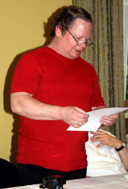 Bericht des Schatzmeisters, Foto: Ralf Parkner