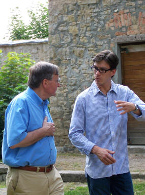 Eduard R. Fueter im Gespr�ch mit Alexander Alter, Foto: Abel Doering